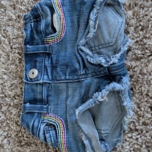 Oshkosh denim shorts size 6 months
